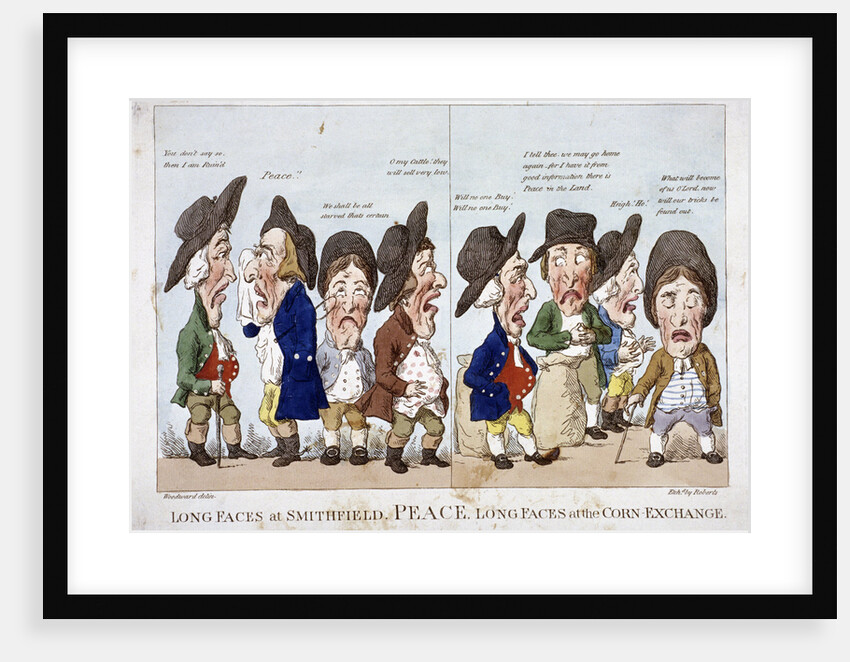 Men bemoaning peace, Corn Exchange, London by Piercy Roberts