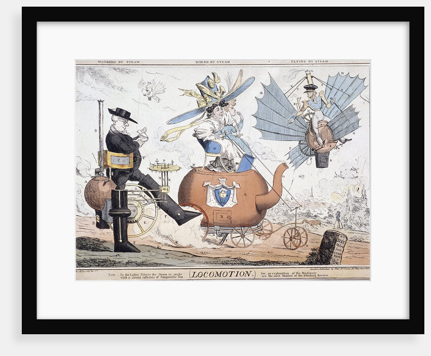 Locomotion, London by George Cruikshank
