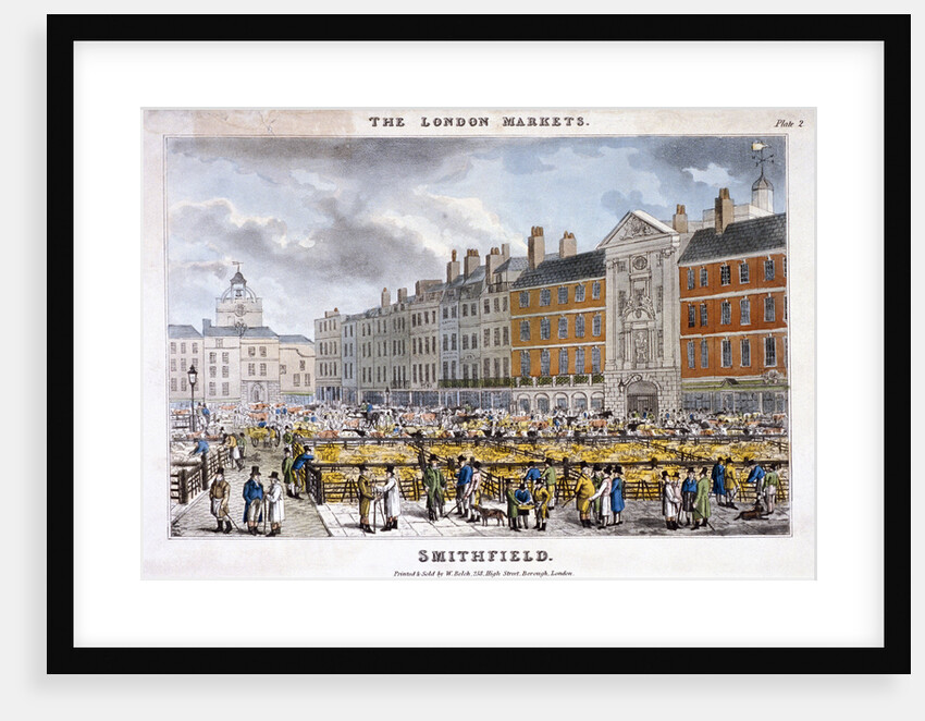 Smithfield Market, West Smithfield, London by Anonymous