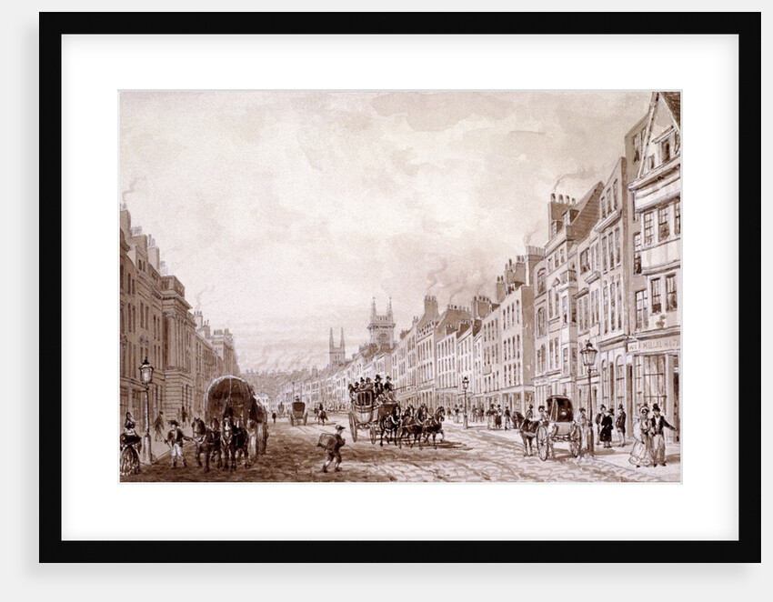 Holborn, London by Thomas Hosmer Shepherd