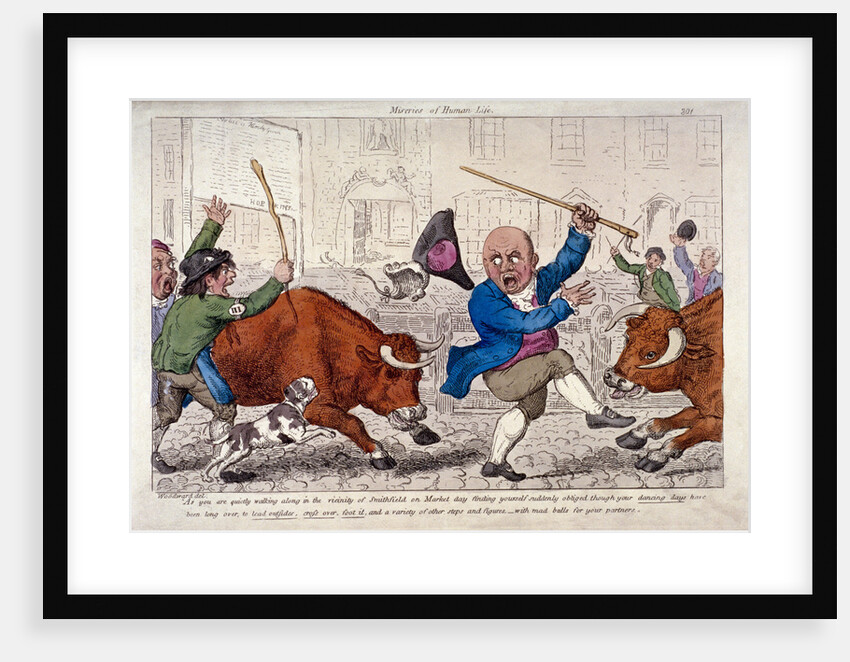 Miseries of human life, Smithfield Market, London by Anonymous