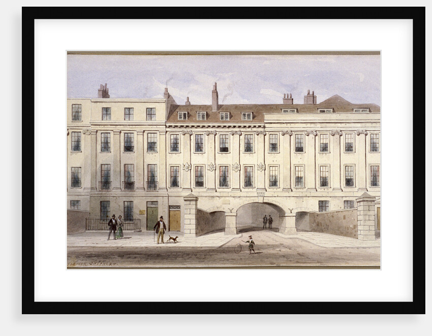 Lincoln's Inn Fields, Holborn, London by Thomas Hosmer Shepherd