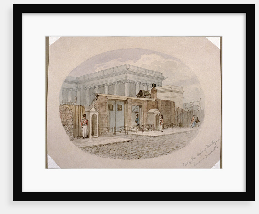 Montague House wall, British Museum, London by James Findlay