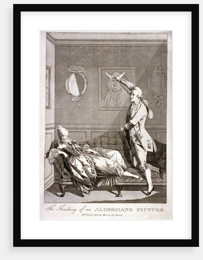 The Finishing of an Alderman's Picture by Anonymous