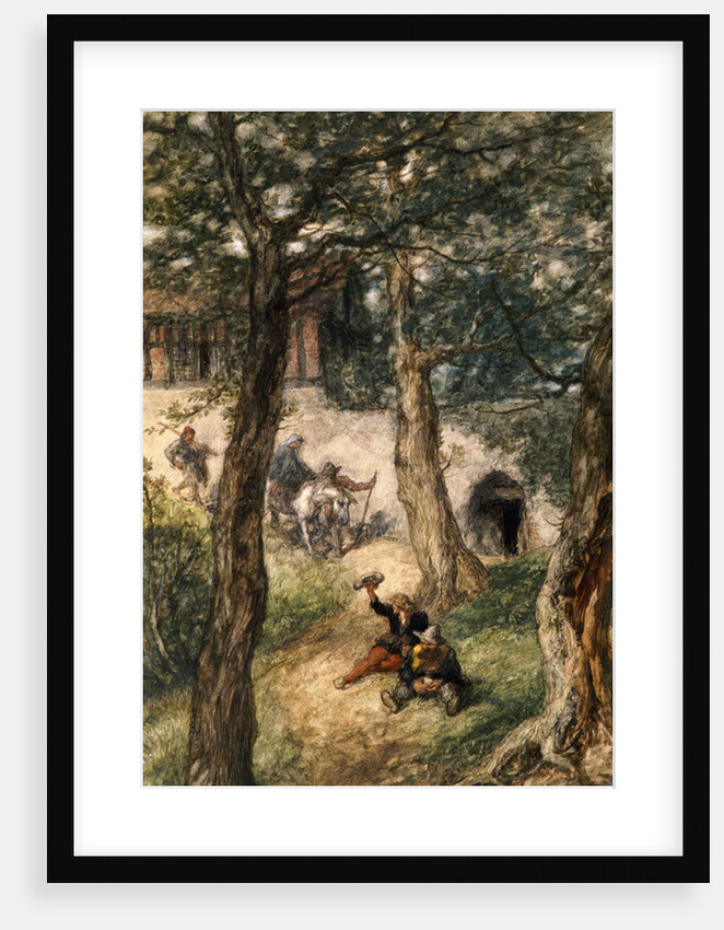 Under the greenwood tree by Sir John Gilbert