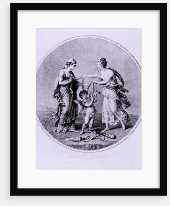 Juno borrowing the Cestus from Venus by W Wynne Ryland