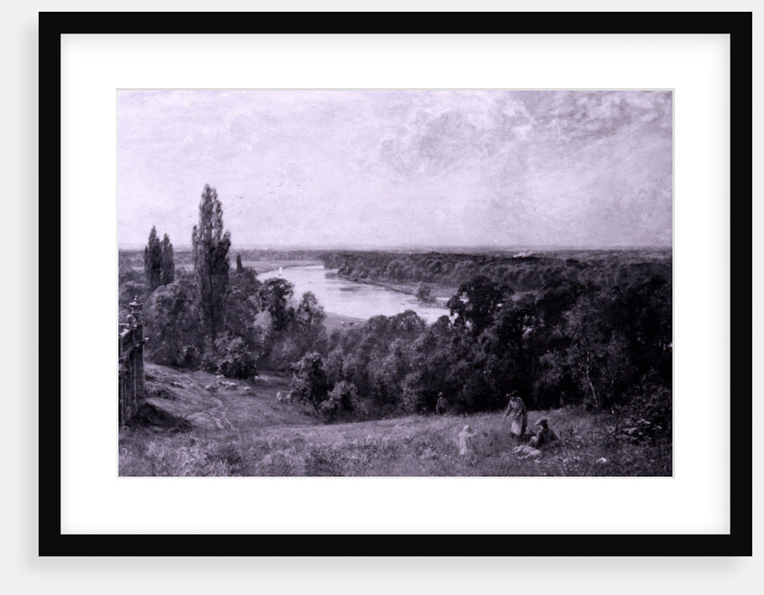 The River Thames from Richmond Hill, London by Sir Ernest Albert Waterlow