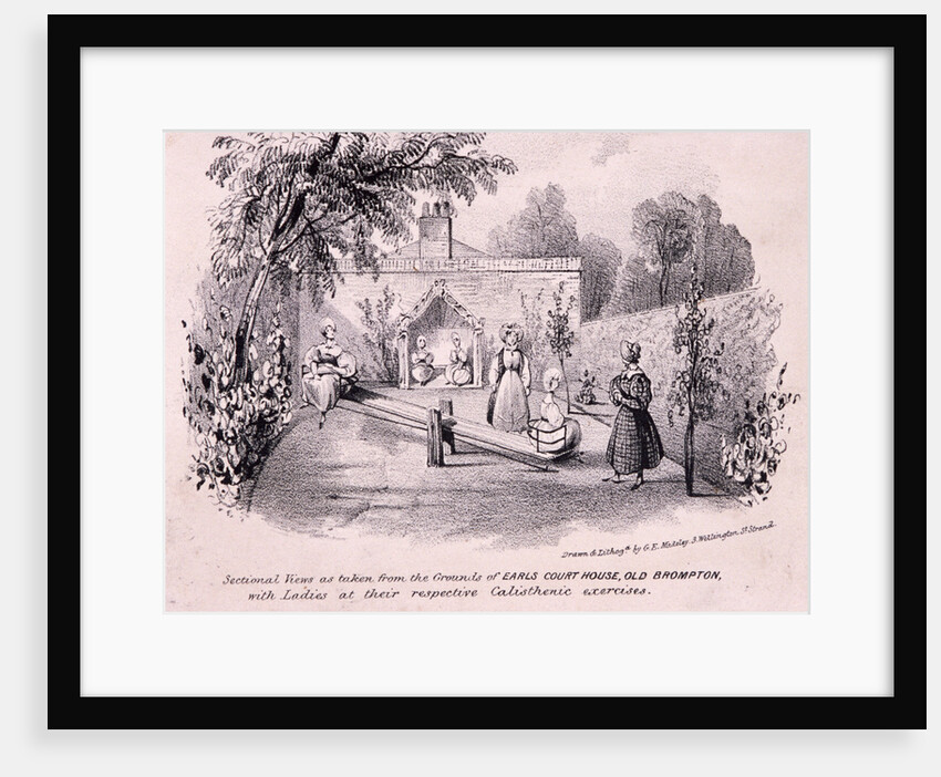 Earl's Court House, Brompton, London, c1850 by GE Madeley