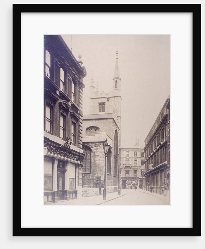 St Mary Axe and St Andrew Undershaft, London by Anonymous