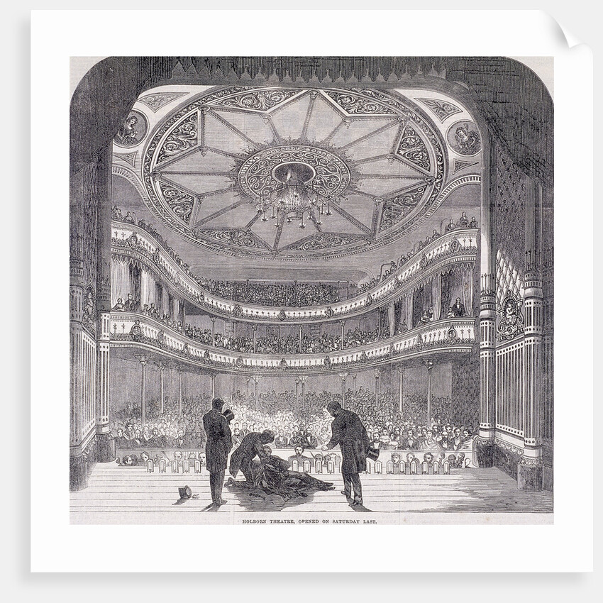 Interior view of Holborn Theatre Royal, High Holborn, Holborn, London by Anonymous