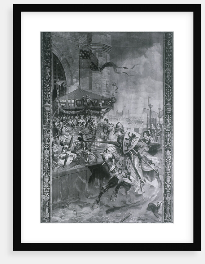 Solemn Joust on London Bridge by Richard Beavis