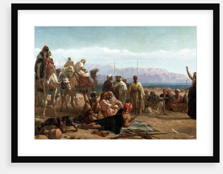 Early morning in the wilderness of Shur by Frederick Goodall