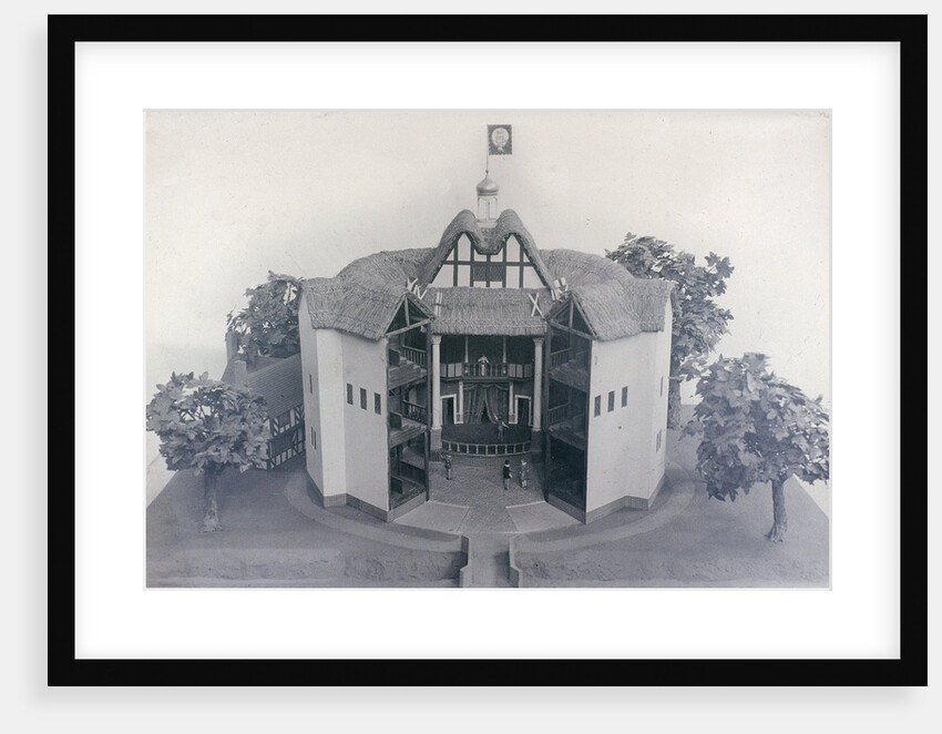 Model of the Globe Theatre by Anonymous