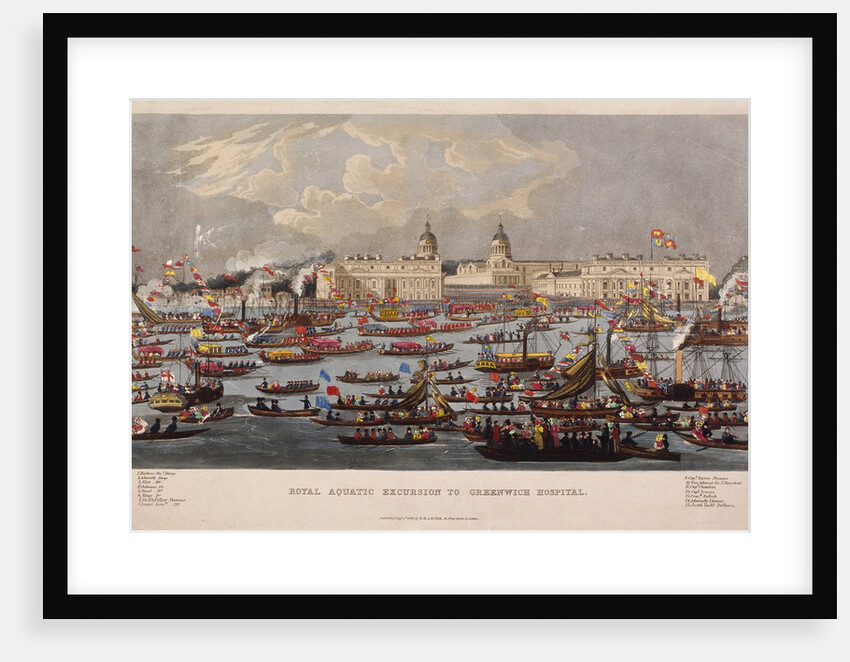 Royal Aquatic Excursion to Greenwich Hospital by Anonymous