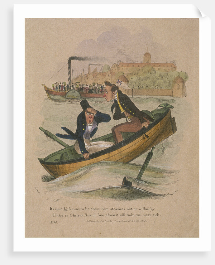 It's most hinfamous to let these here steamers out on a Sunday... by Anonymous