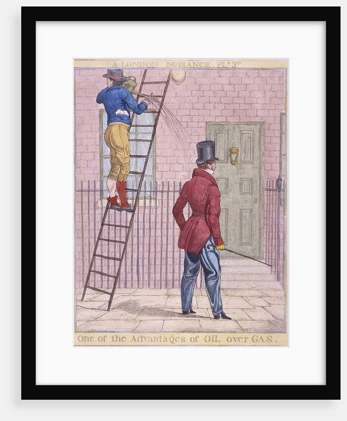 One of the Advantages of Oil over Gas by Richard Dighton