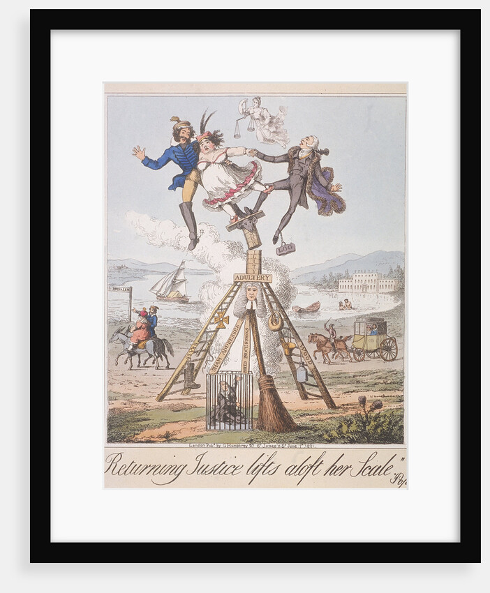Returning Justice lifts aloft her Scale by Anonymous