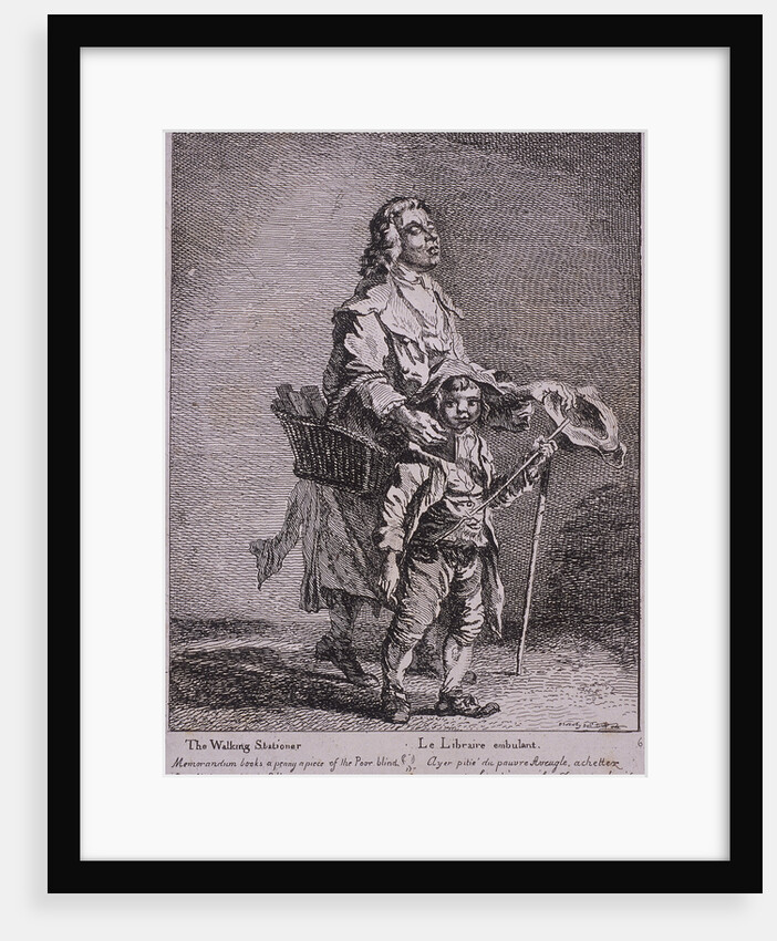 The Walking Stationer, Cries of London by Paul Sandby
