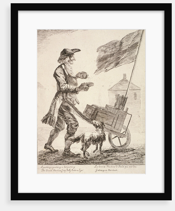 Pudding seller, Cries of London by Paul Sandby