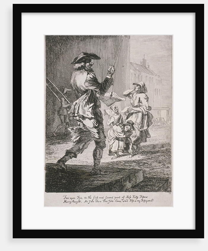Street entertainers, Cries of London by Paul Sandby