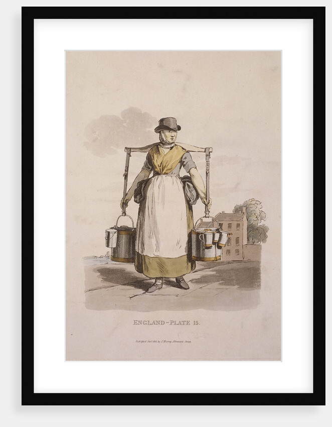 A milkmaid, Provincial Characters by Anonymous