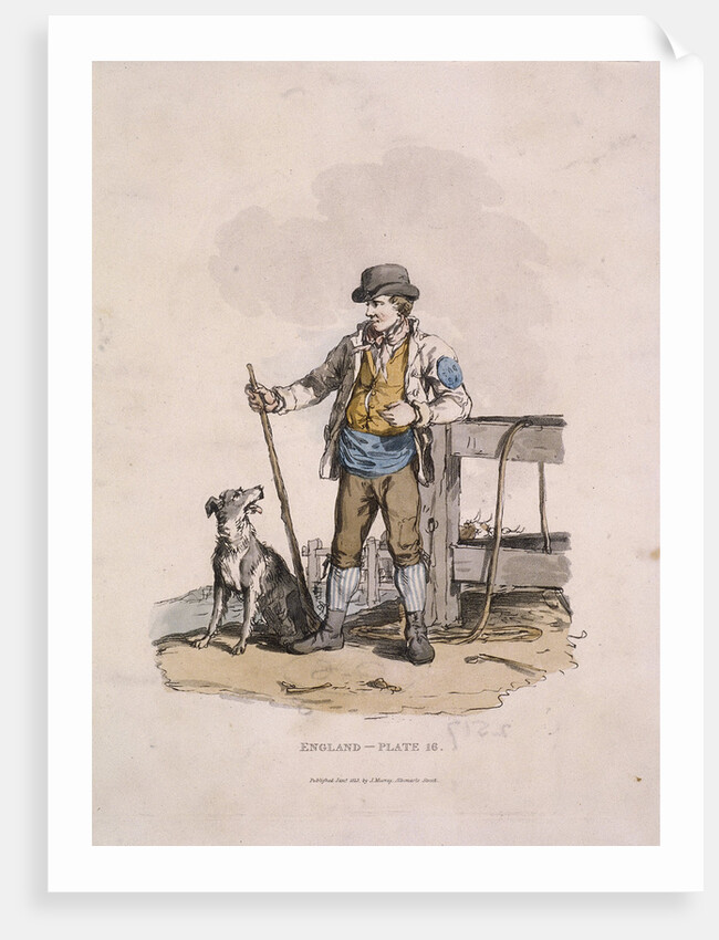 A drover and his dog, Provincial Characters by Anonymous