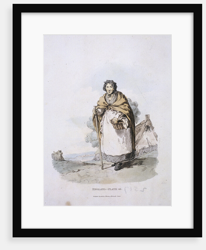 A market woman, Provincial Characters by Anonymous