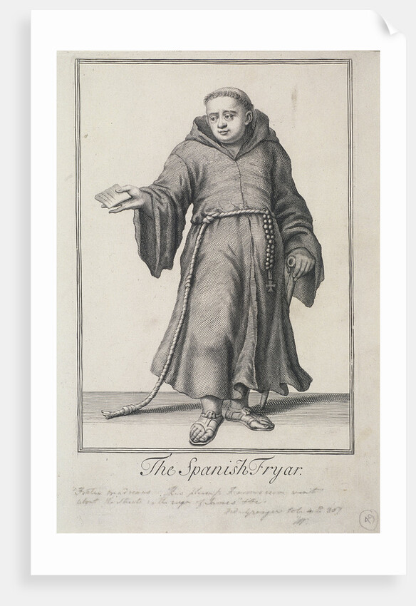 The Spanish Fryar, Cries of London, (c1688?) by Pierce Tempest