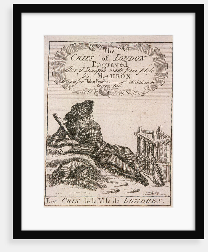 Title page to Cries of London, (c1688?) by Anonymous