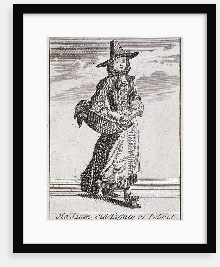 Old Sattin, Old Taffaty or Velvet, Cries of London, (c1688?) by Anonymous