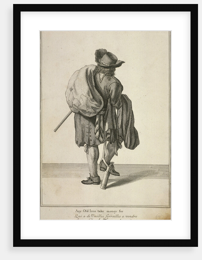 Any Old Iron take money for, Cries of London, (c1688?) by Anonymous