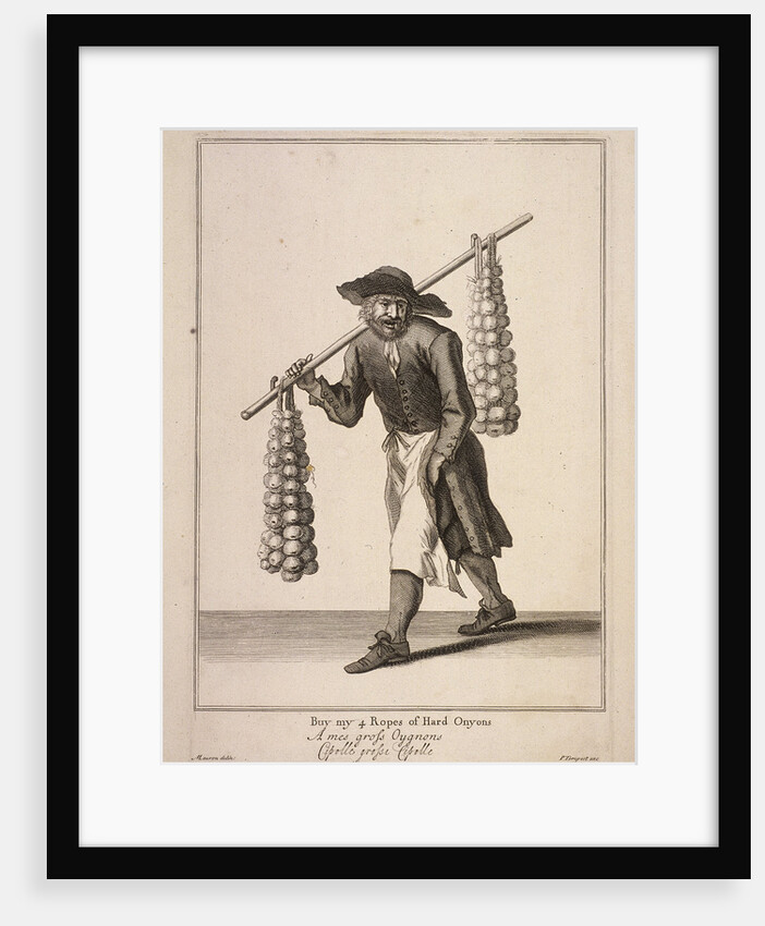 Buy my 4 Ropes of Hard Onyons, Cries of London, (c1688?) by Anonymous