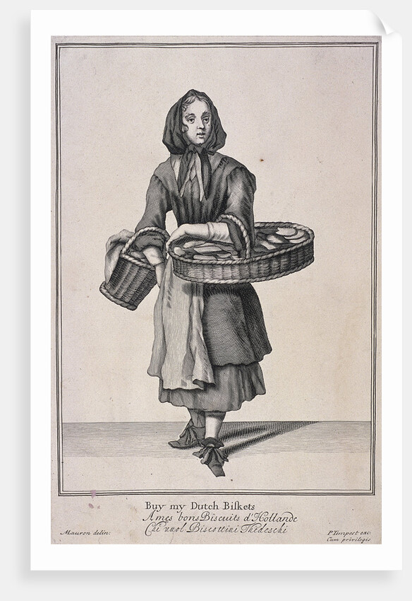 Buy my Dutch Biskets, Cries of London, (1688?) by Anonymous