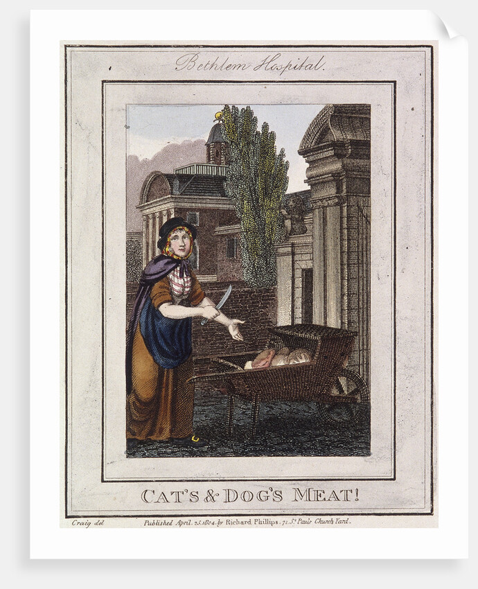 Cat's and Dog's Meat!, Cries of London by Anonymous