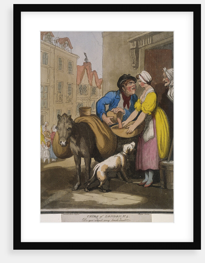 Do you want any brick-dust, plate VI of Cries of London by H Merke