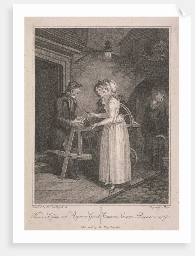 Knives Scissars and Razors to Grind, Cries of London by Vogel