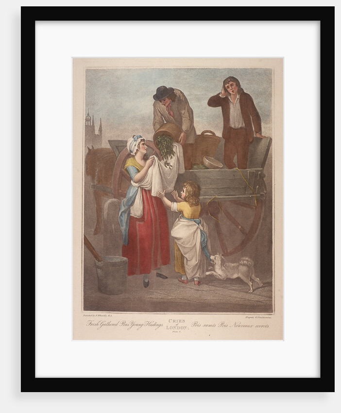 Fresh Gathered Peas Young Hastings, Cries of London by Anonymous