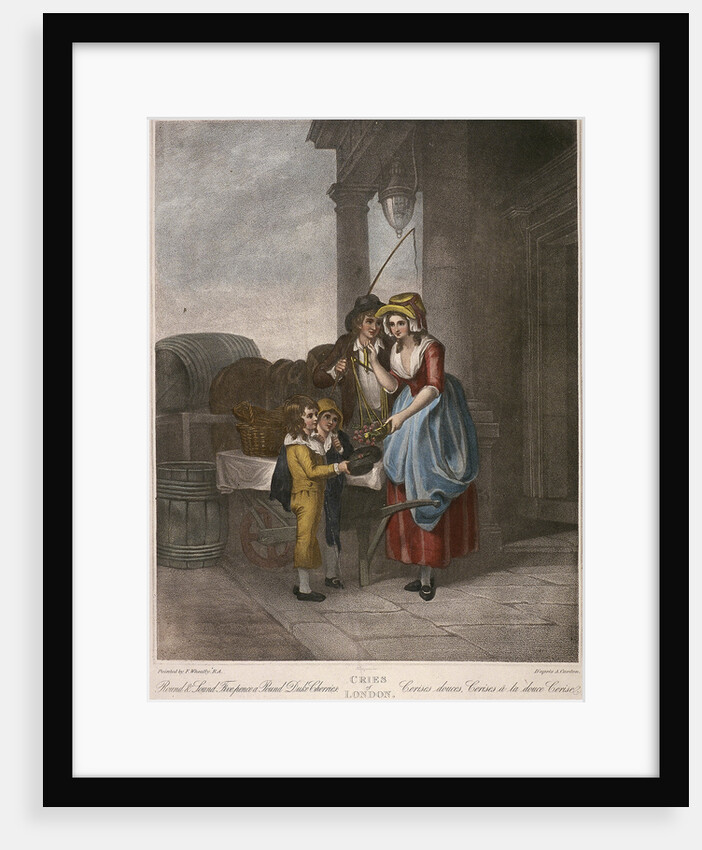 Round & Sound Fivepence a Pound Duke Cherries, Cries of London by Anonymous