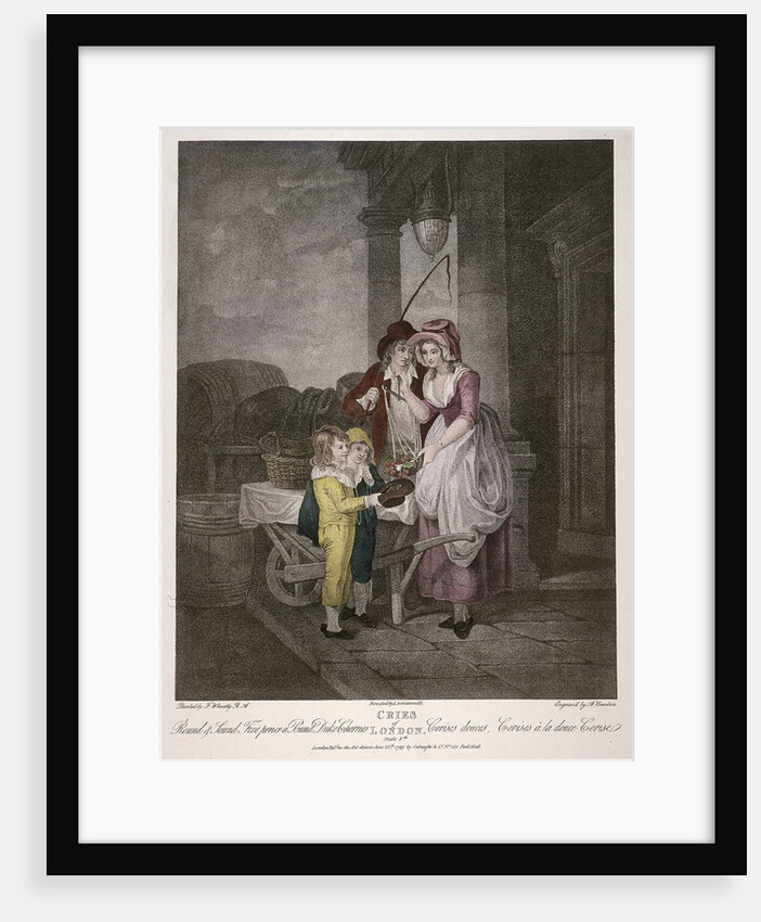 Round & Sound Fivepence a Pound Duke Cherries, Cries of London by Antoine Cardon