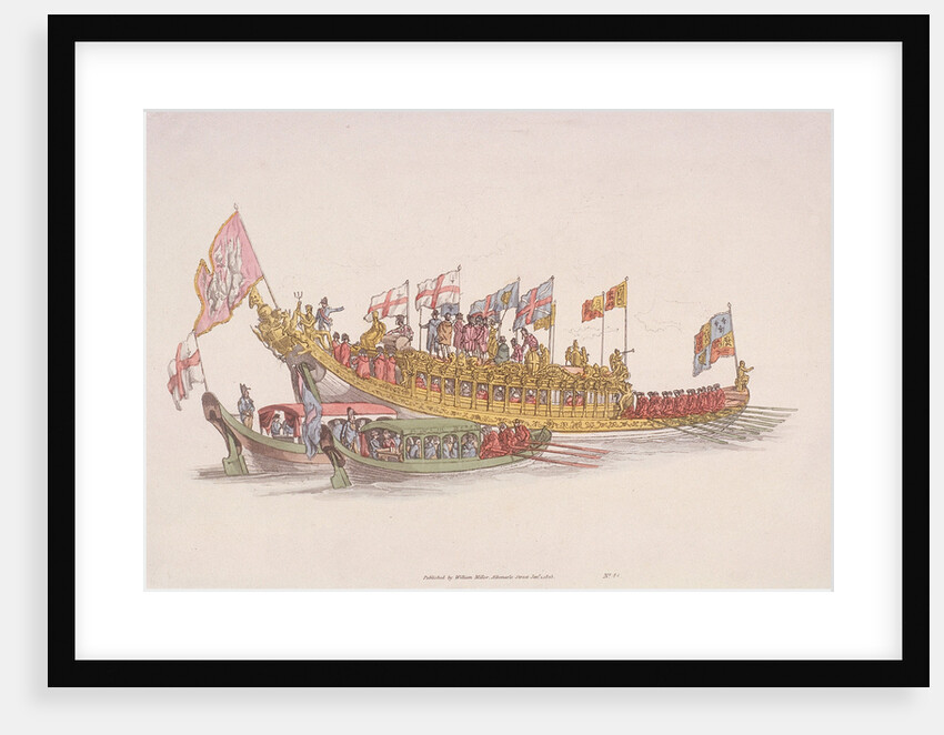 City of London State Barge by Anonymous
