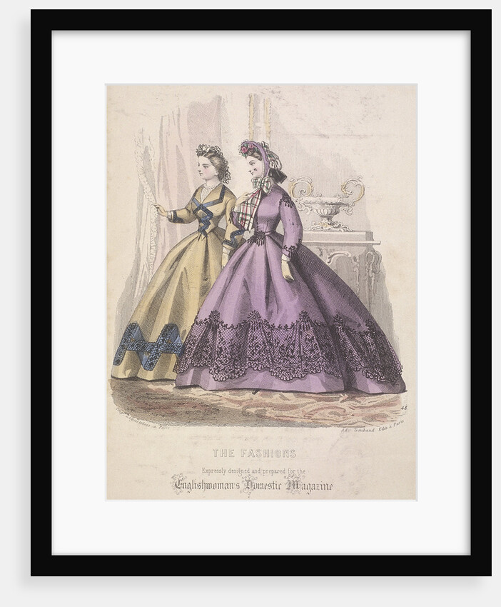 Two women model the latest fashions by Anonymous