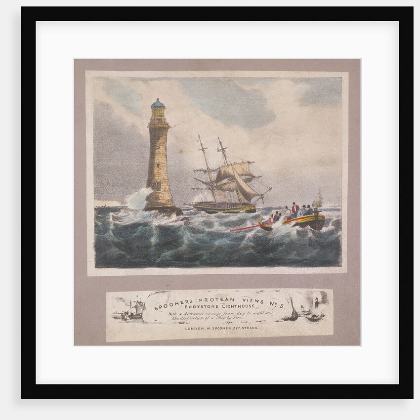 Eddystone Lighthouse, Plymouth, Devon by Anonymous