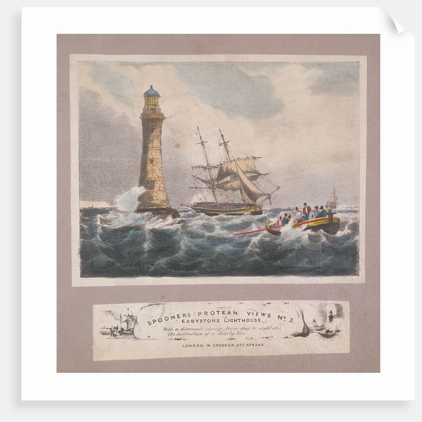 Eddystone Lighthouse, Plymouth, Devon by Anonymous