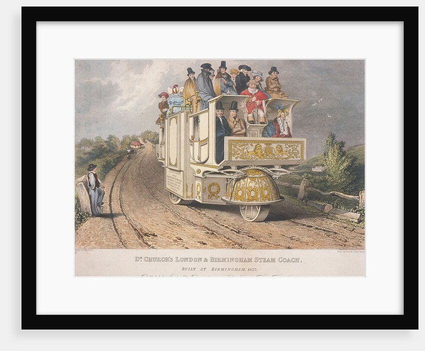 Dr Church's London and Birmingham Steam Coach by Josiah Allen