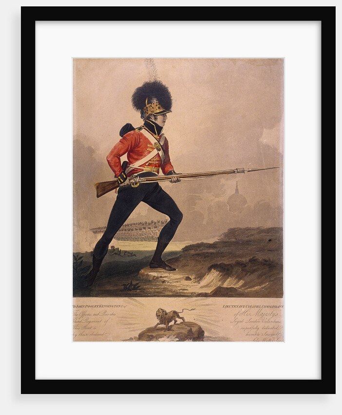 Soldier of the third regiment of the Loyal London Volunteers by Anonymous