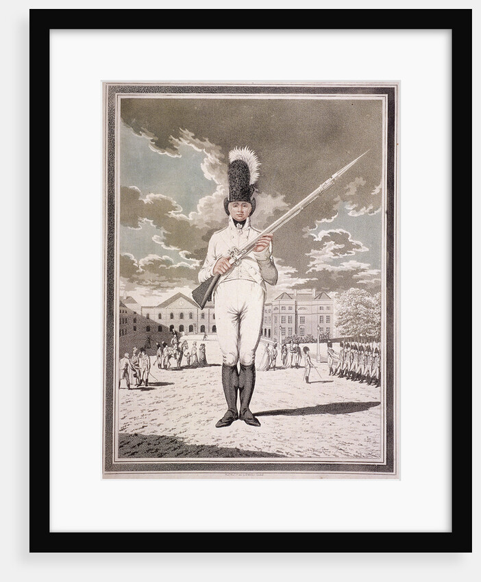Military figure in the uniform of the Bloomsbury and Inns of Court Association by Anonymous