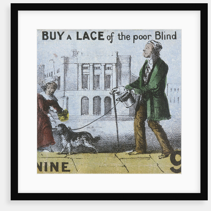 Buy a Lace of the poor Blind, Cries of London by TH Jones