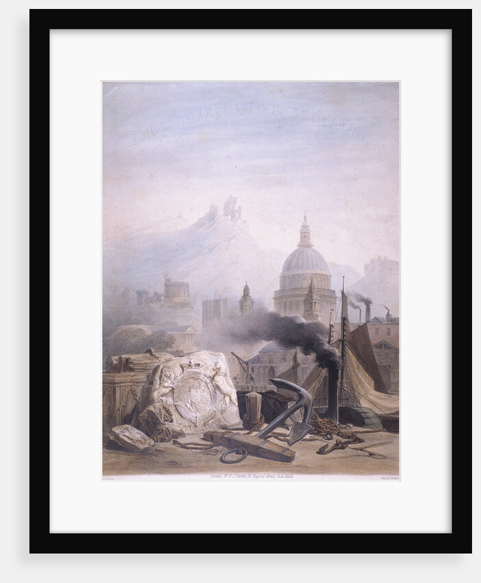 Montage of images with St Pauls by Jules Louis Arnout