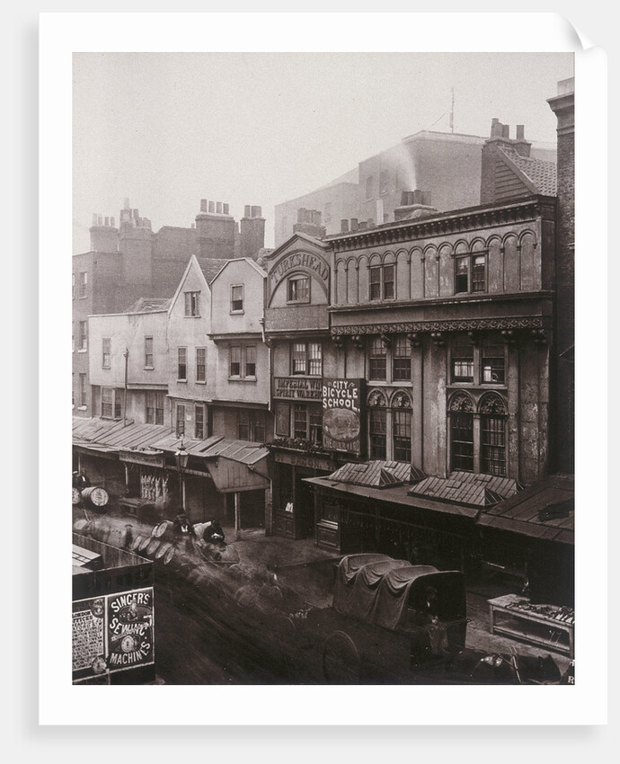 View of houses and shops in Aldersgate Street by Henry Dixon