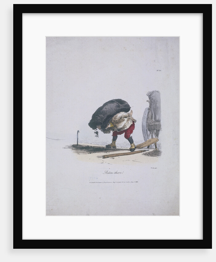 Below there!, Cries of London by Engelmann